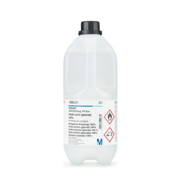 Acetic acid (glacial) 100% anhydrous for analysis EMSURE – 1.00063