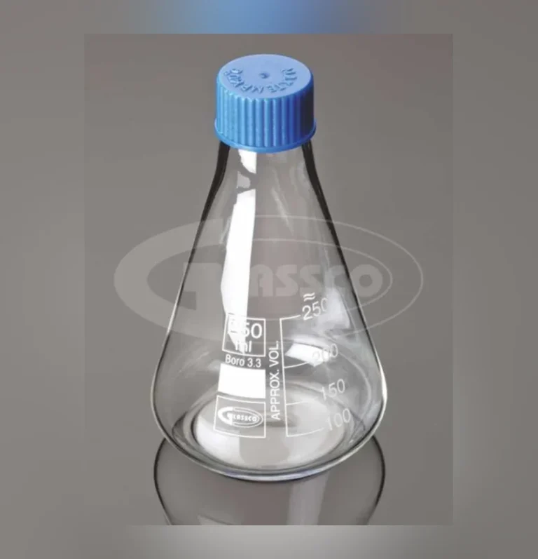 Erlenmeyer Conical Flask with Screw Cap