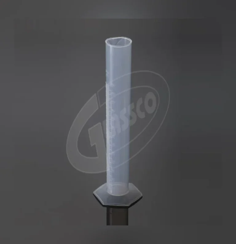 Plastic Measuring Cylinder with Hex Base