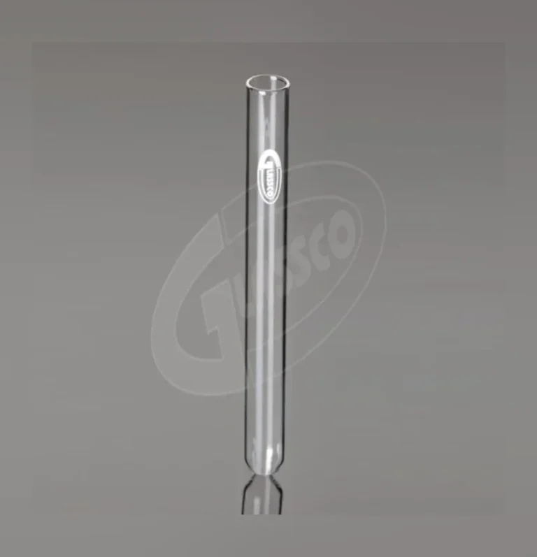 Test tube with rim